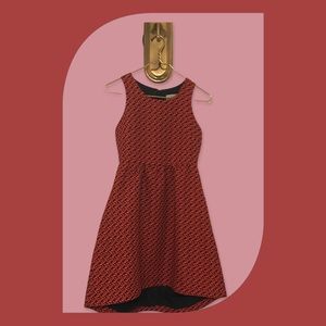 Anthropology Lili Wang Red Dress Great Cond!